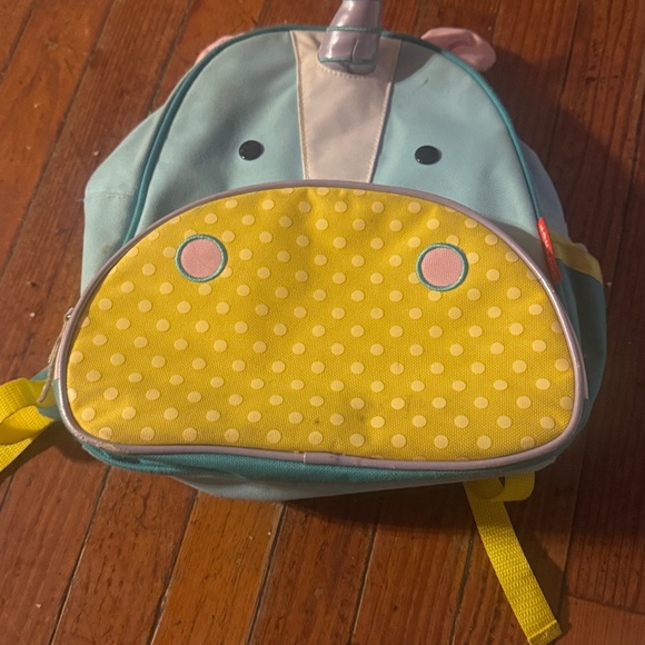Skip hop Unicorn Kids Backpack - Blue and Yellow - Picture 1 of 6